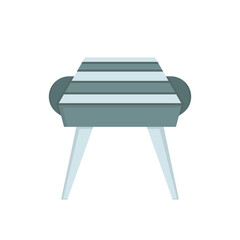 outdoor BBQ grill stove icon vector illustration