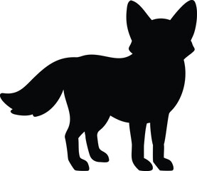 fox with white background 