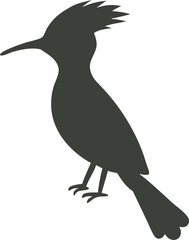  hoopoe bird with white background © Nathray