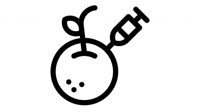 transgenic minimalist line animation