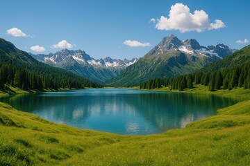 Fototapeta premium Scenic mountainous scenery