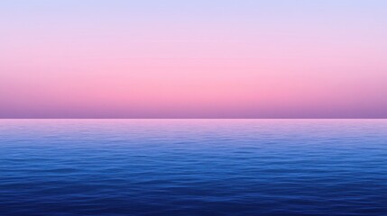 Obraz premium Tranquil water with a pastel sky.
