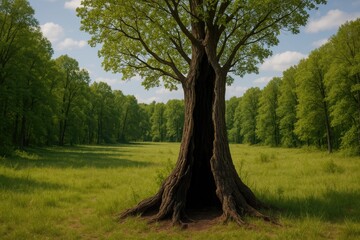Fototapeta premium The tree adorned with clothing