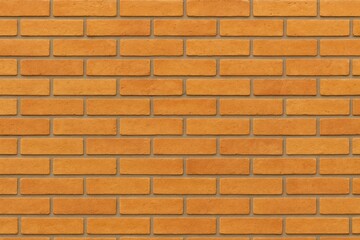 Fototapeta premium Orange brick wall construction