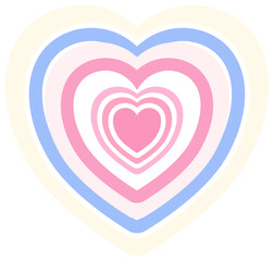 Cute Colorful Heart Shape Decoration