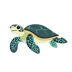 Sea turtle illustration animal marine.