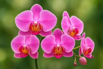 Stunning Phalaenopsis orchid in full blossom, highlighting elegant petals and vivid hues. Ideal for botanical, floral, and nature-inspired projects.