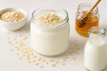 Delicious DIY Yogurt Paired with Oatmeal
