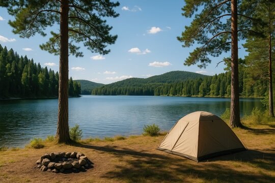 Scenic outlooks from the outdoor camping site - Powered by Adobe