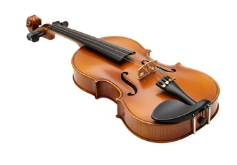Obraz premium Isolated Cutout Violin String Instrument on Transparent Background