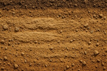 Soil Layering Diagram Showing Stratigraphy