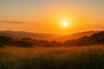 Obraz premium Morning sun over Izinga