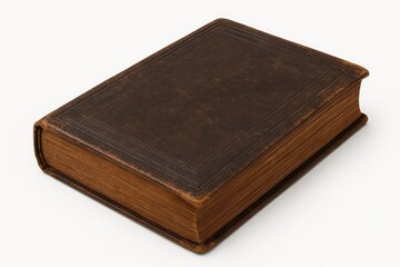 Old book covers removed and isolated on a white background