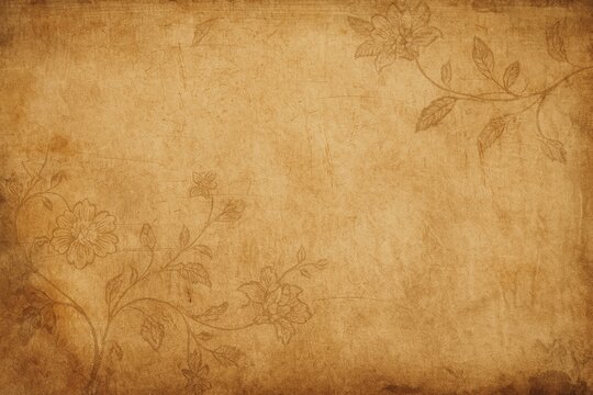 Vintage-style parchment with textured surface and papyrus details