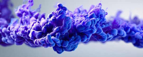 Colorful purple abstract swirl in motion over a smooth background showcasing vibrant patterns and fluid dynamics