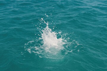 Fototapeta premium Abstract ocean splash with textured background