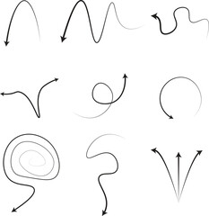 Hand drawn arrow collection