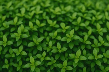 Delicate small green leafy plant