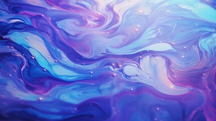Pastel liqiud swirls violet & turquoise pastel liquid abstraction in background art