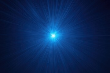 Radiant azure glow emanating from the core and expanding outward