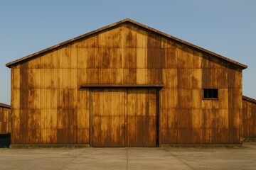 Fototapeta premium Aged Industrial Storage Facility