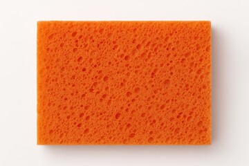 Fototapeta premium Red sponge isolated on white background