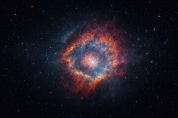 Wide-angle view of the galaxy from a distant vantage point