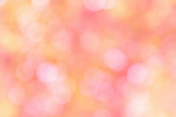 Fototapeta premium Soft pink and sweet bokeh with a natural forest backdrop