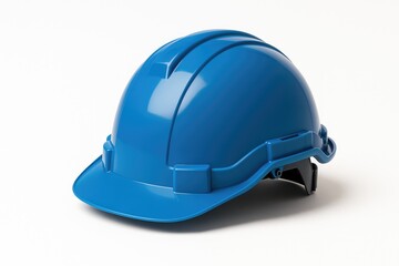 Fototapeta premium Protective Safety Helmet Displayed on a White Backdrop