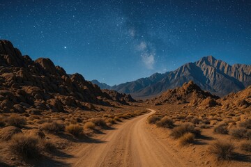 Arid rugged landscape