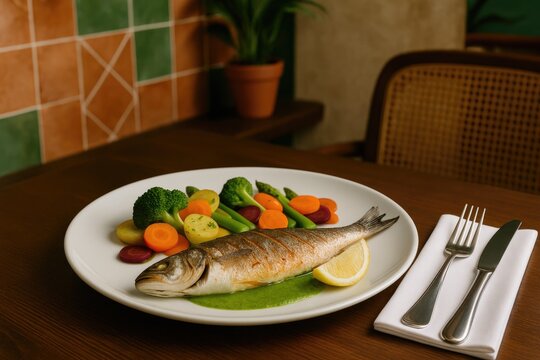 Local-style seafood dining experience at the restaurant