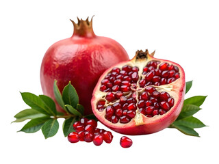 Fresh Pomegranate with Seeds (PNG)