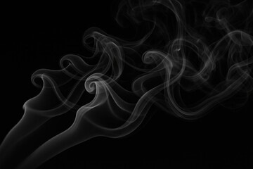 Dark backdrop featuring a smoky pattern