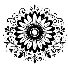 Abstract Black Background Texture Image