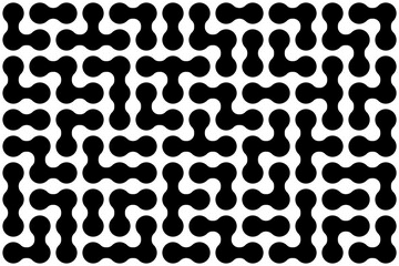 Metaball dot pattern background