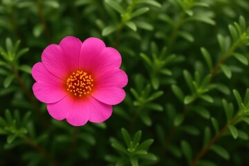 Obraz premium The vibrant flowering succulent known as Portulaca