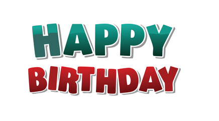 happy, birthday, typography, vector, celebrate, greeting, festive, surprise, party,   colorful, text overlay, celebration, cartoon, vibrant, playful, card,