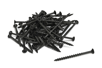 Black self-tapping screws