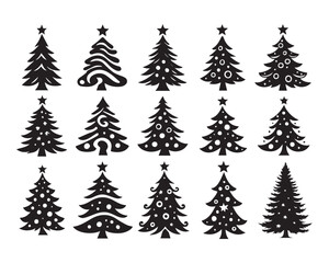Obraz premium Christmas Tree SVG