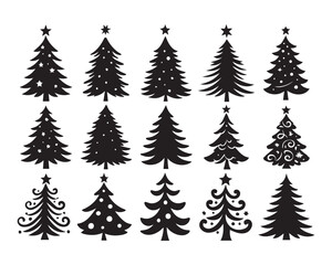 Obraz premium Christmas Tree SVG