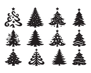 Obraz premium Christmas Tree SVG