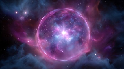 Obraz premium Abstract background with purple space