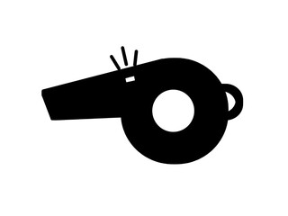 Whistle Icon Line Art Illustration