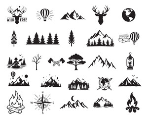Fototapeta premium Wanderlust Svg