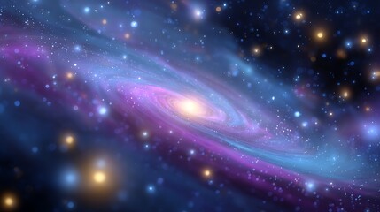 Obraz premium Abstract background of galaxy in space