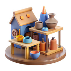 Cup coffee white tea drink breakfast set