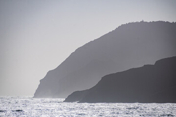 Landscape of Calblanque Beach, Cartagena (Spain)