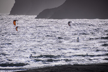 Landscape of Calblanque Beach, Cartagena (Spain)