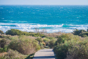 Obraz premium Landscape of Calblanque Beach, Cartagena (Spain)