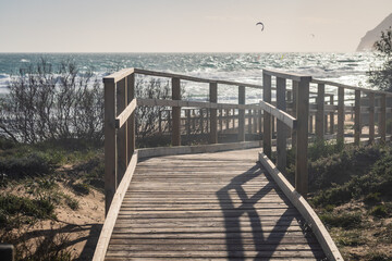 Landscape of Calblanque Beach, Cartagena (Spain)